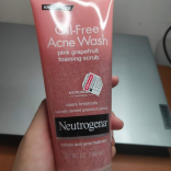 Oil Free Acne Wash Pink Grapefruit Foaming Scrub 6.7 oz