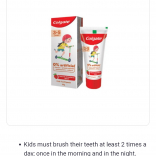 Kid's Toothpaste - 3-5 years, Natural Strawberry Flavour, 0% Artificial