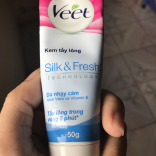Kem tẩy lông cho da nhạy cảm Silk Fresh