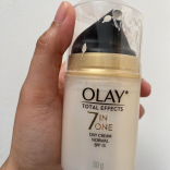 OLAY TOTAL EFFECTS ANTI-AGING FRAGRANCE-FREE MOISTURIZER SPF 15