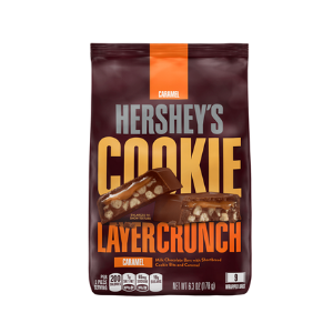 COOKIE LAYER CRUNCH Caramel Shortbread Bar Stand Up Pouch