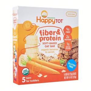 Happy Tot Fiber And Protein Soft-Baked Oat Bar