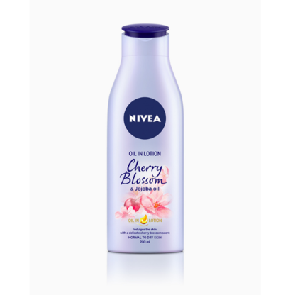 Nivea Body Oil in Lotion Cherry Blossom and Jojoba Oil