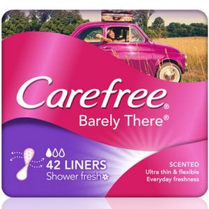 Barely There Shower Fresh Scent Panty Liners