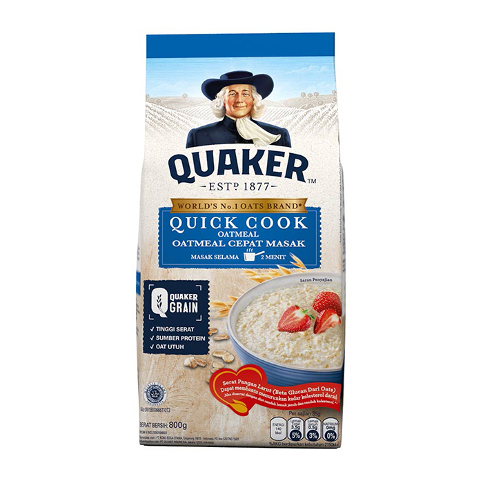 Quick Cook Oatmeal (Reff) Biru