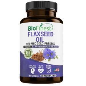 Organic Flaxseed Oil Supplement