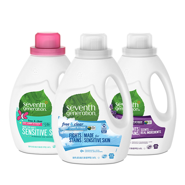 Laundry Detergent - Free and Clear, Fresh Lavender and Baby Detergent