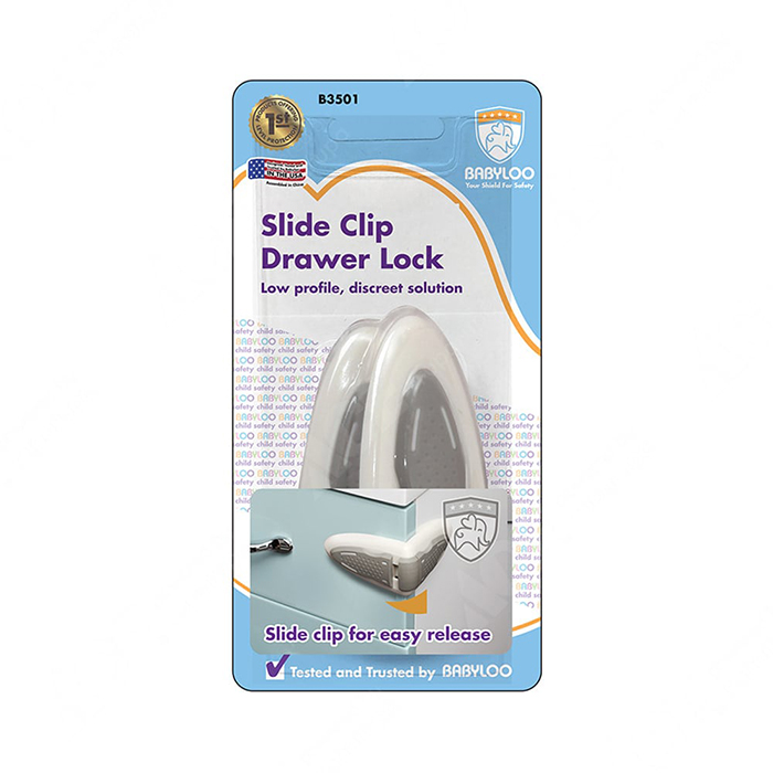 Slide Clip Drawer Lock