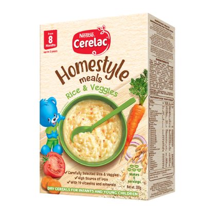 CERELAC® Homestyle Meals Rice and Veggies