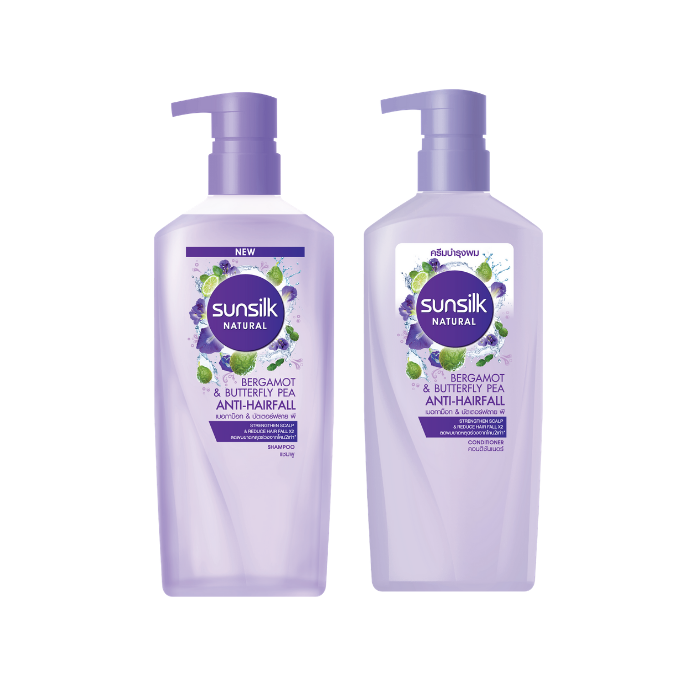 Anti-hairfall shampoo & conditioner by Sunsilk natural : review - Shampoo &  conditioner