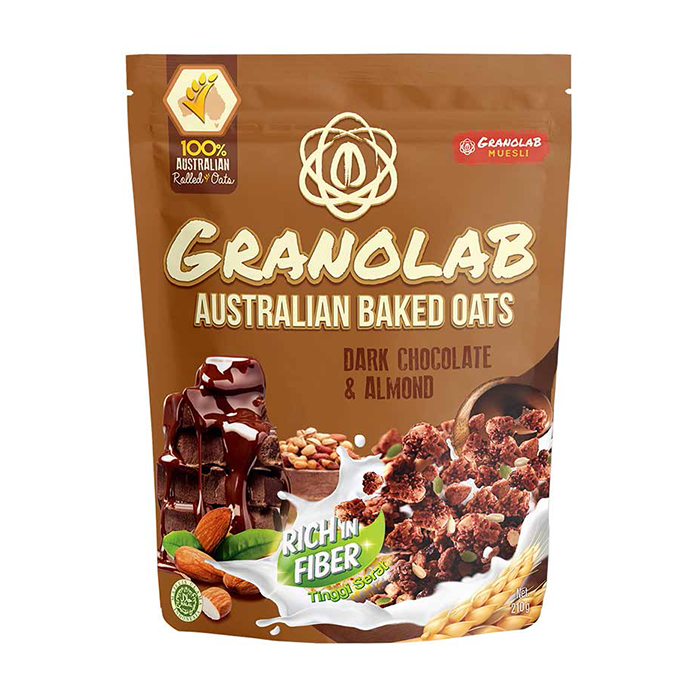 Australian Baked Oats Dark Chocolate & Almond