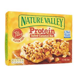 Gluten Free Protein Salted Caramel Nut Chewy Bars