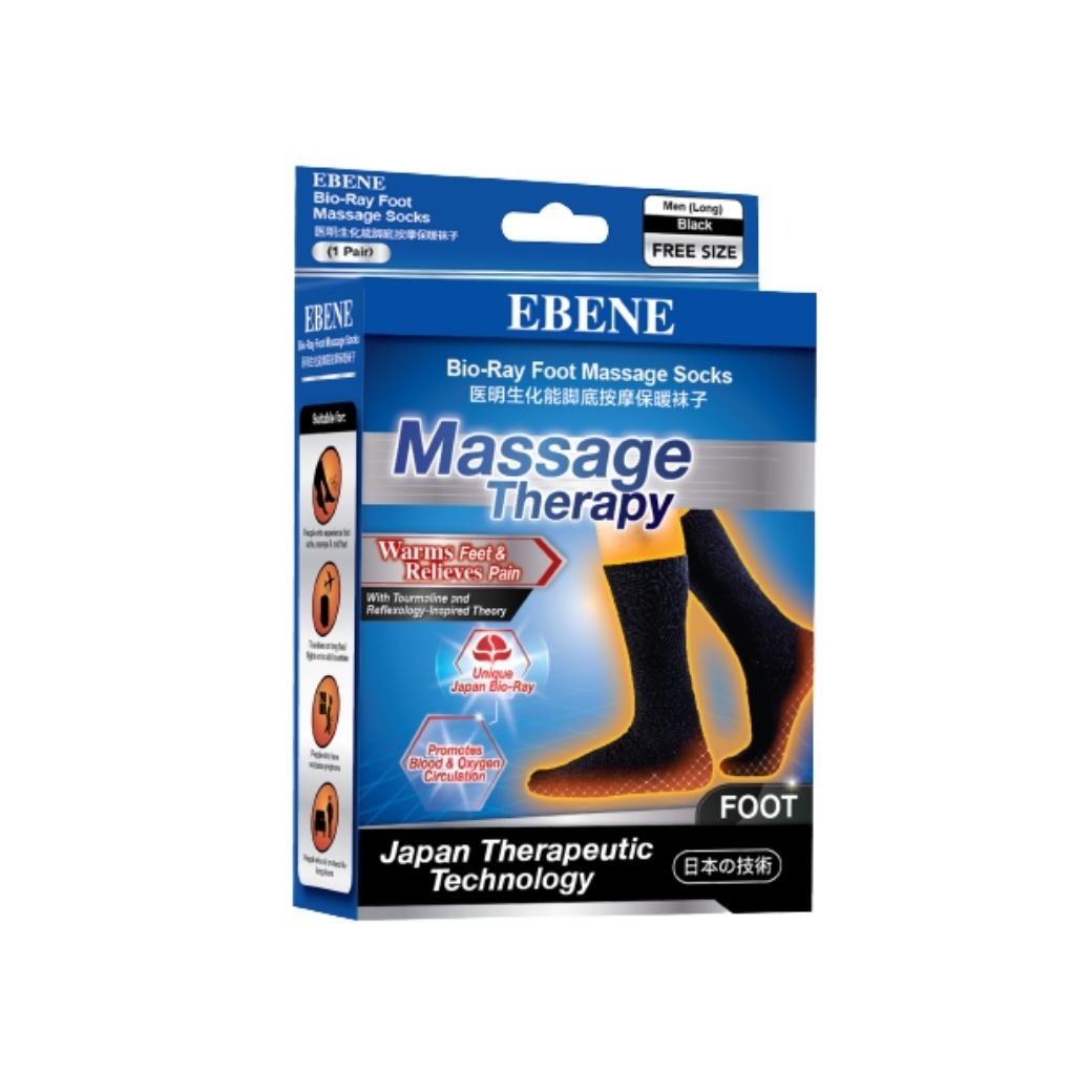 Bio-Ray Extra Strength Knee Guard and Foot Massage Socks