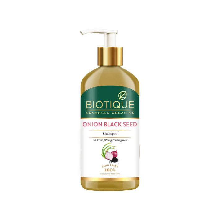 Advanced organics onion black seed shampoo by Biotique : review - Hair  styling & treatments