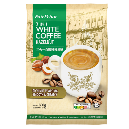 WHITE COFFEE - HAZELNUT