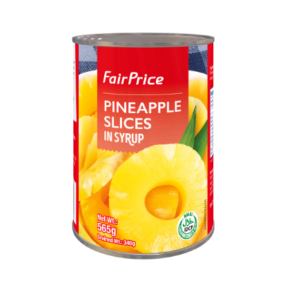 Pineapple Slices and Cubes