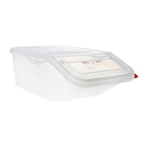 Polypropylene Ingredient Bin With Slant Top Double Opening Fifo System