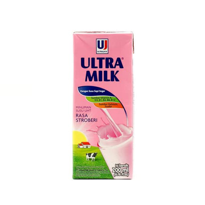 Ultra Milk Rasa Stroberi