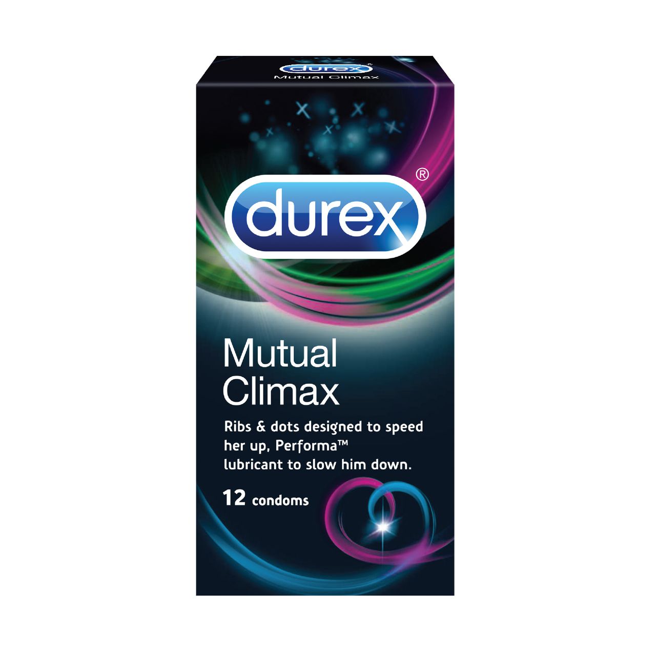 Durex Mutual Climax Condoms (with ribs & dots)  x12