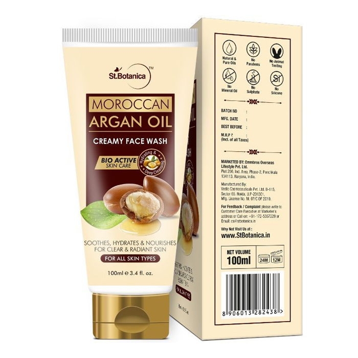 Moroccan Argan Oil Creamy Face Wash