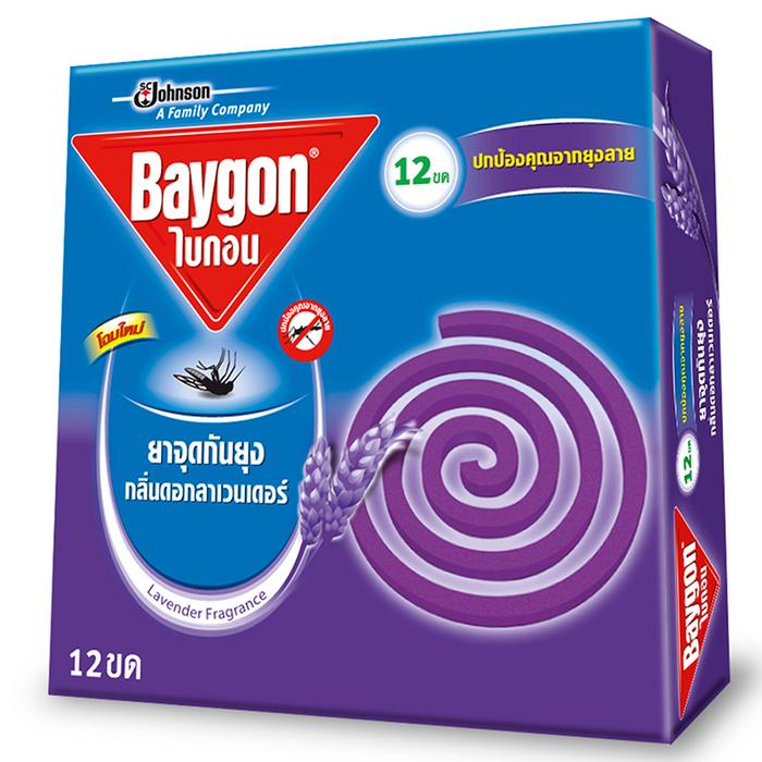 ยาจุดกันยุง ไบกอน (Baygon) ลาเวนเดอร์