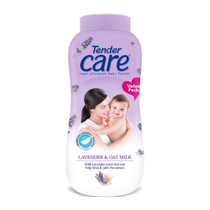 New Tender Care Lavender and Oat Milk Baby Powder