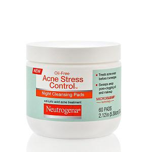 Oil-Free Acne Stress Control Night Cleansing Pads