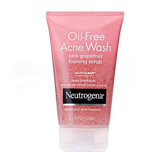 Oil Free Acne Wash Pink Grapefruit Foaming Scrub 6.7 oz