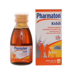 Siro bổ sung Vitamin, acid amin cho trẻ em Pharmaton Kiddi 