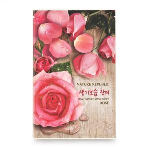 Mặt nạ hoa hồng Real Nature Rose Mask Sheet