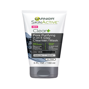 CLEAN+ PORE PURIFYING 2-IN-1 CLAY CLEANSER/MASK