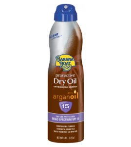 Banana Boat® Clear UltraMist® Dry Oil Spray Sunscreens with Argan Oil SPF 15