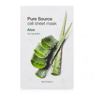 Mặt nạ lô hội Pure Source Cell Aloe Sheet Mask