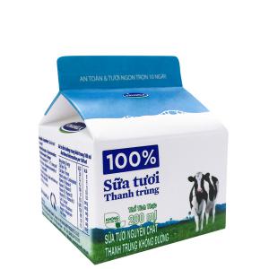 Sữa tươi thanh trùng 100% không đường 