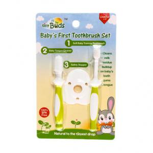 Baby Toothbrush & Tongue Cleaner Set
