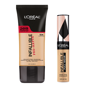 Infallible Pro-Matte 24HR Liquid Foundation and Infallible More Than Concealer