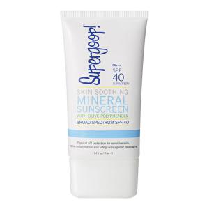 Skin Soothing Mineral Sunscreen with Olive Polyphenols SPF 40