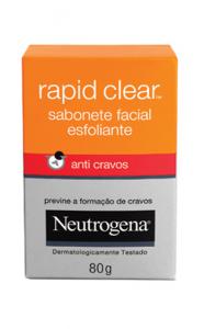 NEUTROGENA® Rapid Clear Sabonete Facial Esfoliante Anticravos