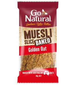 Baked Muesli Slice Golden Oats