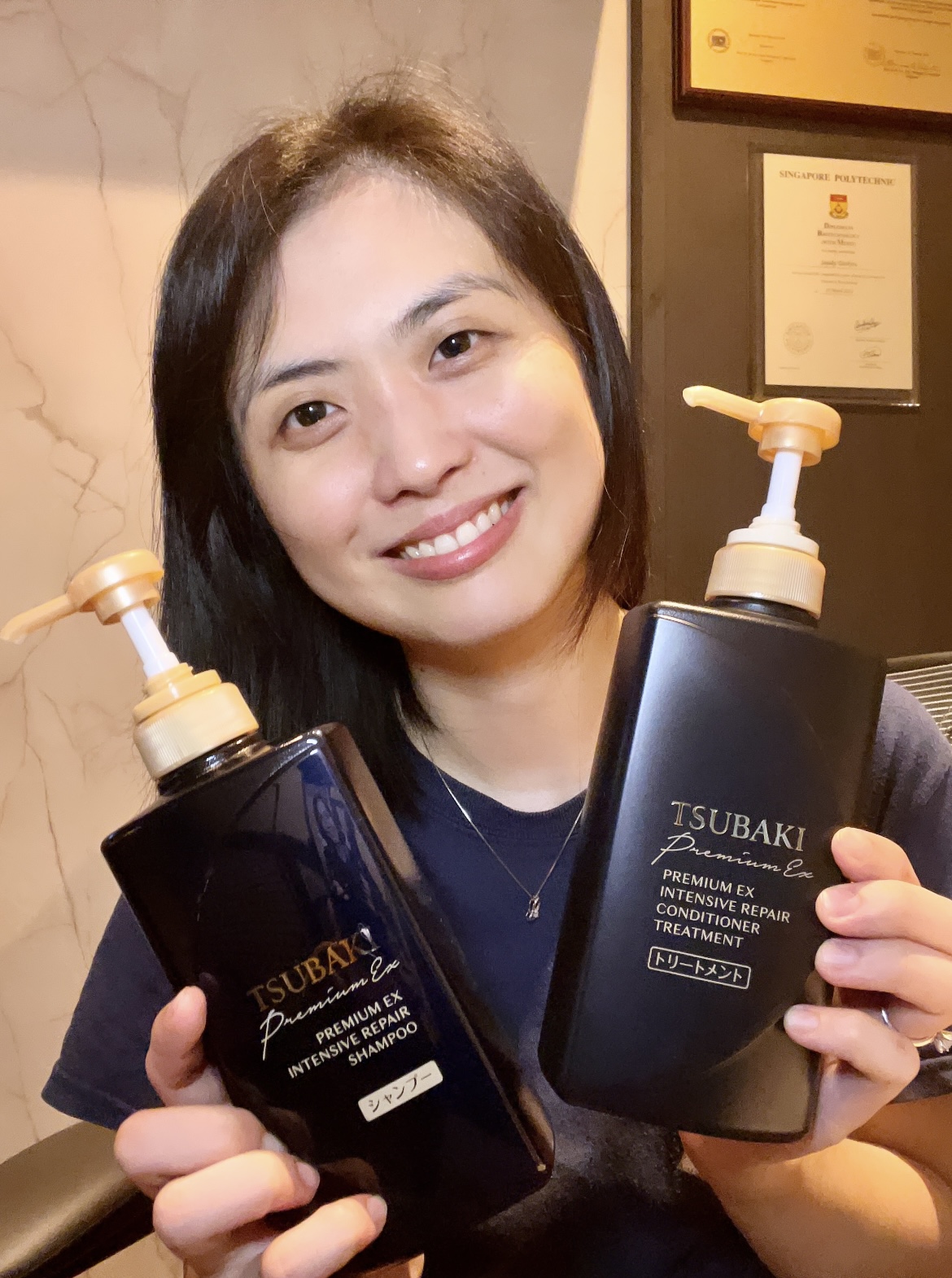 Premium ex repair shampoo and conditioner treatment by Tsubaki : review - Shampoo & conditioner- Tryandreview.com